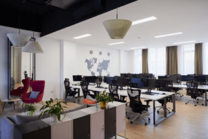 Hybrid work space - corporate interior design