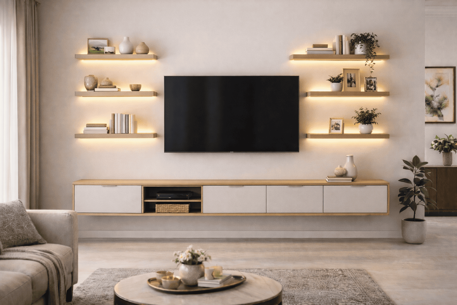 TV Unit Design Ideas in Ahmedabad | 10 Trending Styles, Cost & Material ...