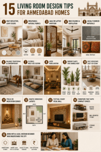 15 Living Room Interior Design Ideas in Ahmedabad (2026 Guide)