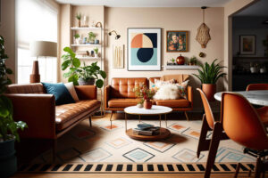 Eclectic Style Living Room