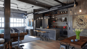 Industrial Cafe Interiors