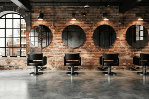 Industrial Salon Interior
