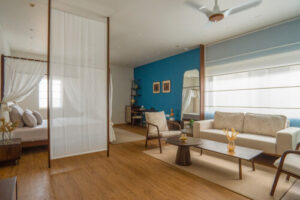 Luxury interior designer in Ahmedabad – Modern 4BHK bungalow bedroom 2 design