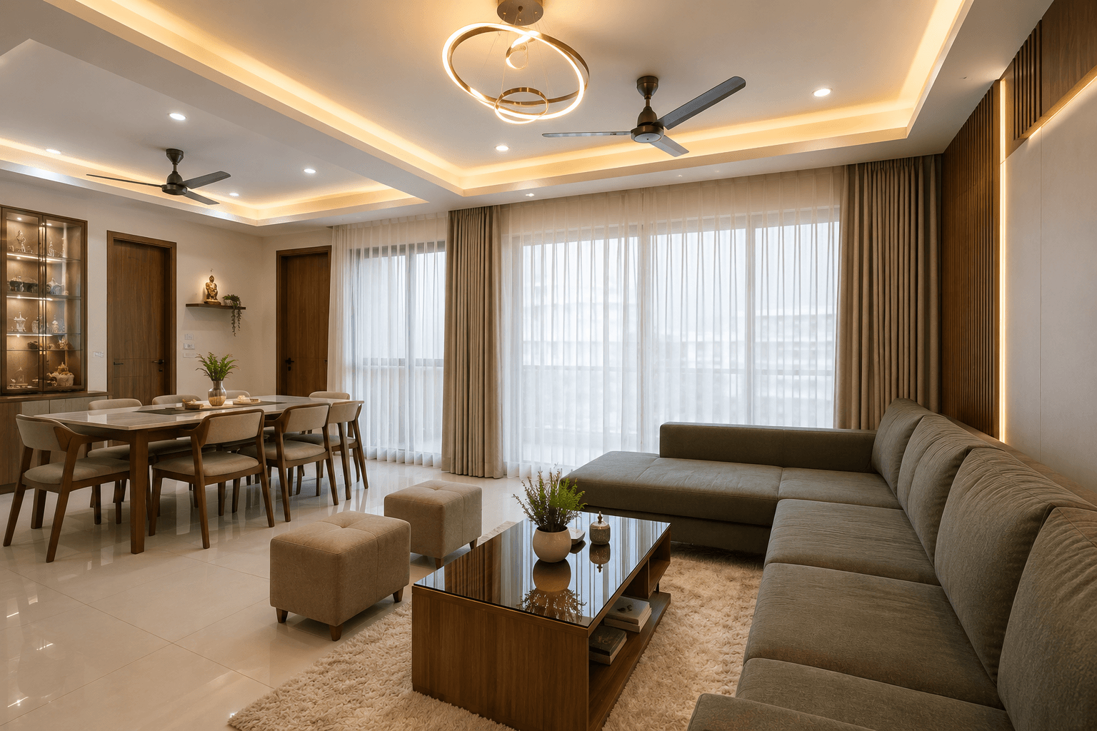 3 BHK Interior Design Ideas | Modern, Luxury & Budget Home Interior ...