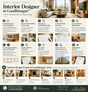 How to Choose the Best Interior Designer in Gandhinagar