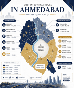 Cost of buying house in Ahmedabad