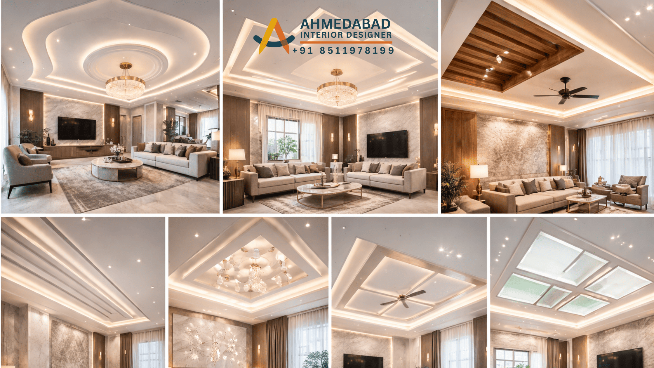 Modern POP Ceiling Designs for Living Room & Bedroom 2026