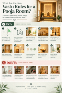 What Are the Main Vastu Rules for a Pooja Room